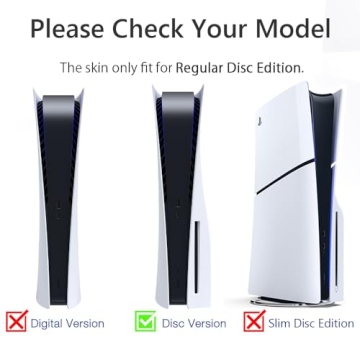 Toxxos Console and Controller Skins Cover for PS5 - Full Set of Red and Black Spider Skin Accessories