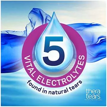 TheraTears Dry Eye Therapy Eye Drops for Dry Eyes, 0.5 Fl Oz