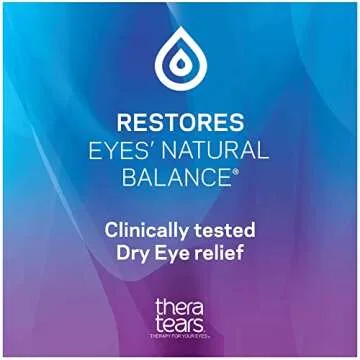 TheraTears Dry Eye Therapy Eye Drops for Dry Eyes, 0.5 Fl Oz