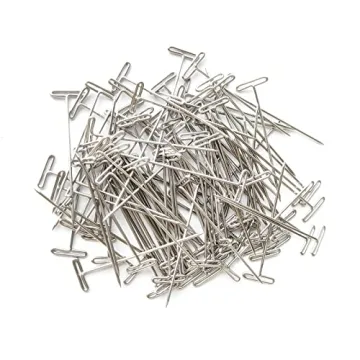 Quality 2 inch T Pins for Wig Styling and Crafts - 50 Pack