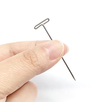 Quality 2 inch T Pins for Wig Styling and Crafts - 50 Pack