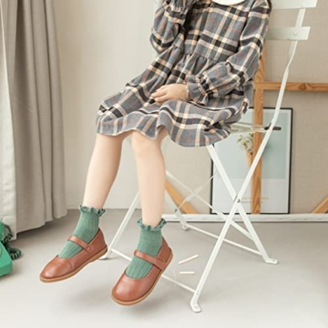 XiPriway Vintage Ruffle Ankle Lace Socks Toddler Girls