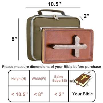 HAWGON Multi-Functional Bible Cover for Men and Women