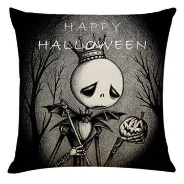 Ogrmar Halloween Decorative Pillow Covers - 4PCS Set
