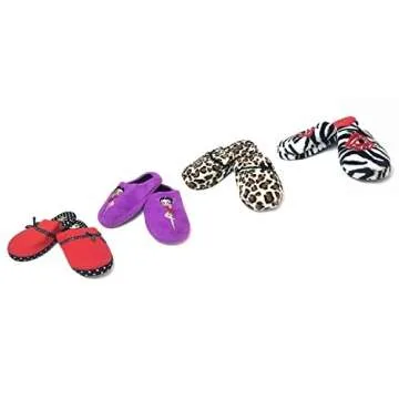 Betty Boop Women's Cozy Non-Skid Slippers - Great Gifts