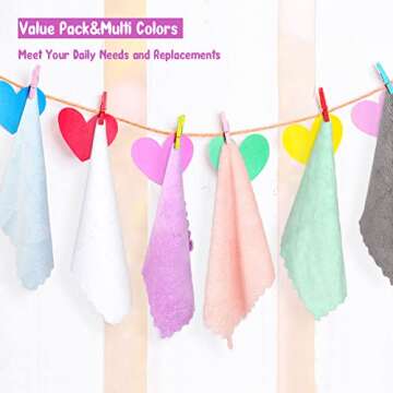 Orighty Baby Washcloths 24-Pack(7''x9''), Microfiber Coral Fleece Baby Towels, Super Soft and Absorb...