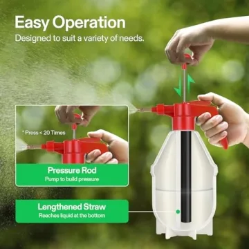 VIVOSUN Handheld Garden Pump Sprayer - 50 oz Capacity