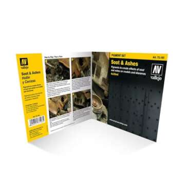 Vallejo - Pigment FX Soot & Ashes Effect | Wide Range of Effects Caused by the Climate and Geographi...