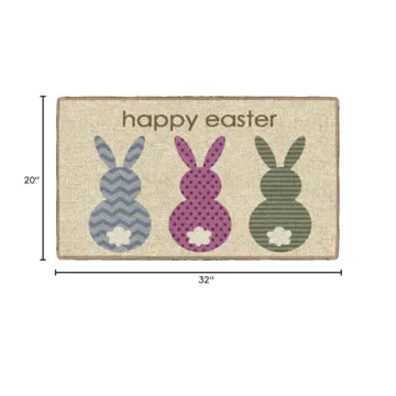 Spring Bunny Door Mat - Flagship Carpets Easter Mat