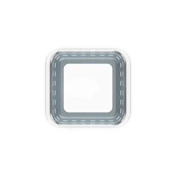 Ello Duraglass Baking Dish 8x8 2Qt Polar Grey