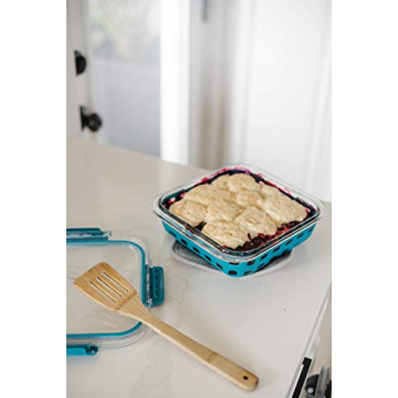 Ello Duraglass Baking Dish 8x8 2Qt Polar Grey