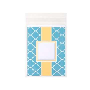 ClearBags 4 5/8 x 5 3/4 Clear Cello Bags 100 Pack | Resealable Adhesive on Flap, Not Bag | Great for A2 Cards, 5.5 Bar Envelopes, Art, Cookies, Stationary, Crafts, Favors | B54A