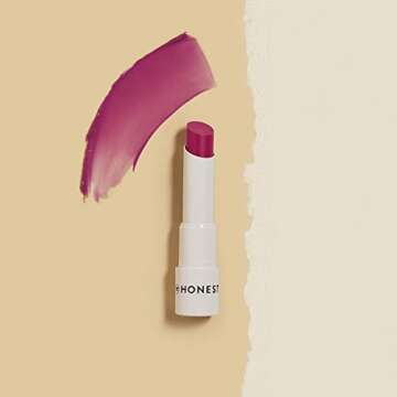 Honest Beauty Moisturizing Vegan Tinted Lip Balm | Antioxidant-rich Acai Extracts + Avocado Oil | Pa...