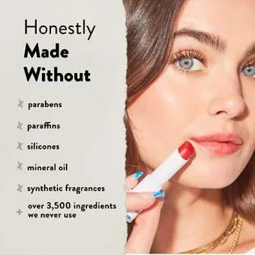Honest Vegan Tinted Lip Balm | Nourishing Color & Care