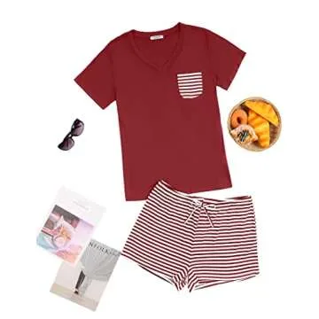 HOTOUCH Women's Pajama Set Soft Comfy Loungewear