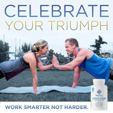 NuEthix Formulations Estro-Cort Anti-Estrogen Nutritional Support Dietary Supplement, 120 Capsules