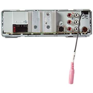 JVC KD-X35MBS Single DIN SiriusXM Bluetooth in-Dash Digital Media Marine Stereo Receiver w/Pandora C...