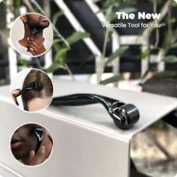 ROSELYNBOUTIQUE Microneedles Derma Roller for Hair Beard Skin