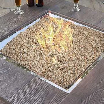 Onlyfire Silica Sand for Fire Pits Gardens Outdoor Use