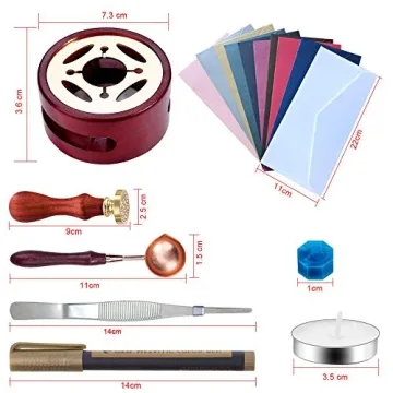 JIARON Sealing Wax Kit: Complete Wax Seal Beads & Tools