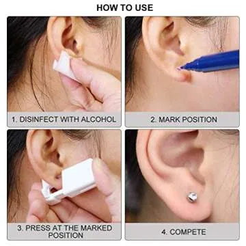 12 Pcs Ear Piercer Kit - Easy, Safe & Stylish