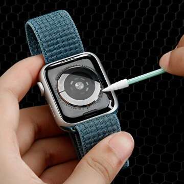 Chinco 200 Pieces Cleaning Swab Sticks Sponge Foam Tip Swabs for Inkjet Printer, Print Head, Camera, Optical Lens, Optical Equipment (Green)