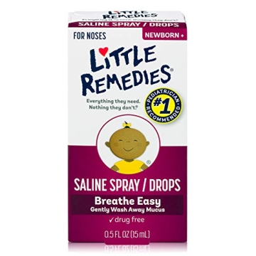 Little Remedies Safe Saline Spray and Drops for Babies