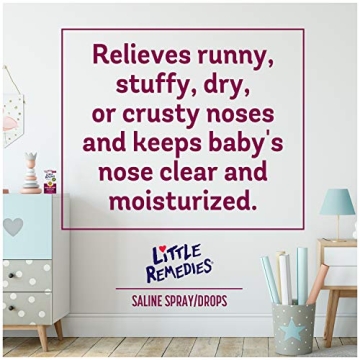 Little Remedies Safe Saline Spray and Drops for Babies