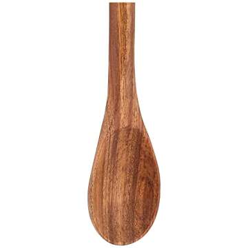 Jamie Oliver Wooden Serving Spoons - Cooking Utensils for Baking, Mixing and Serving - Set of 3