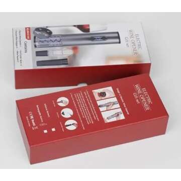 Electric Wine Opener Gift Set with Aerator & Accessories