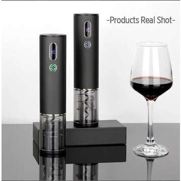 Electric Wine Opener Gift Set with Aerator & Accessories