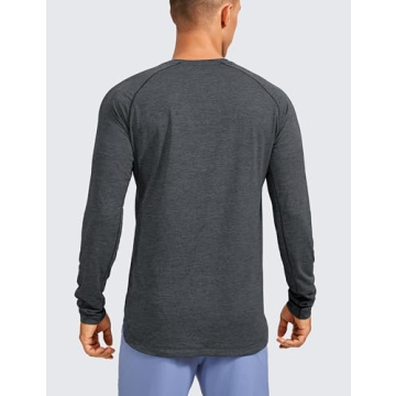 CRZ YOGA Lightweight Long Sleeve Shirt for Men