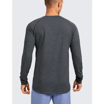 CRZ YOGA Lightweight Long Sleeve Shirt for Men