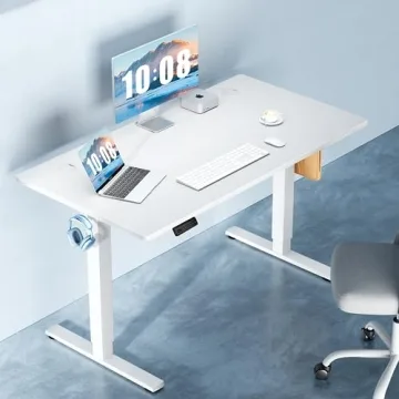 DUMOS Electric Standing Desk with Adjustable Height for Ergonomic Comfort