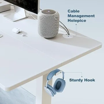 DUMOS Electric Standing Desk with Adjustable Height for Ergonomic Comfort