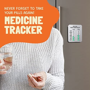 DYFTD Mountable Medicine Tracker No Batteries Required