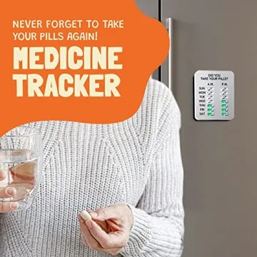 DYFTD Mountable Medicine Tracker No Batteries Required
