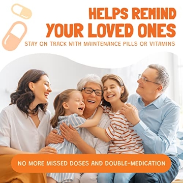 DYFTD Mountable Medicine Tracker No Batteries Required