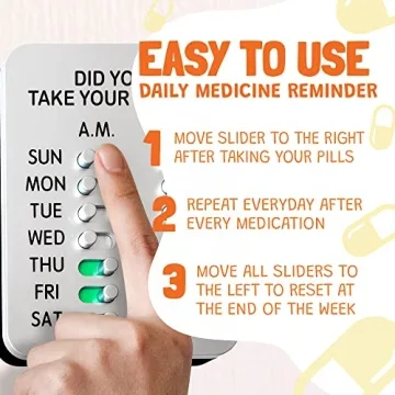 DYFTD Mountable Medicine Tracker No Batteries Required