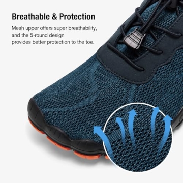 HIITAVE Men's Quick Dry Water Shoes for Aqua Sports