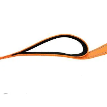 Primal Pet Gear Dog Leash 6ft Long,Traffic Padded Two Handle,Heavy Duty,Reflective Double Handles Lead for Control Safety Training,Leashes for Large Dogs or Medium Dogs,Dual Handles Leads(Orange)
