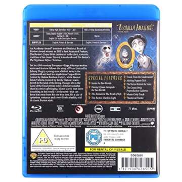 Tim Burton's Corpse Bride [Blu-ray]