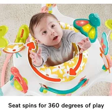 Fisher-Price Baby Bouncer Jumperoo with Music and Lights