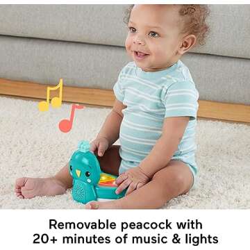 Fisher-Price Baby Bouncer Jumperoo with Music and Lights