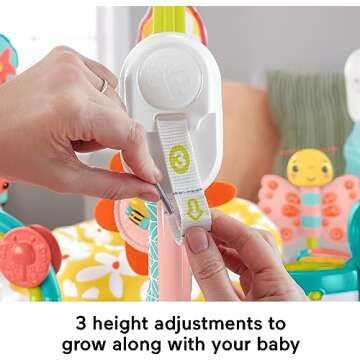 Fisher-Price Baby Bouncer Jumperoo with Music and Lights