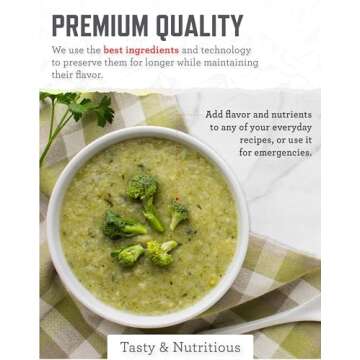 ReadyWise 120 Servings Vegetable Bucket for Emergency Use