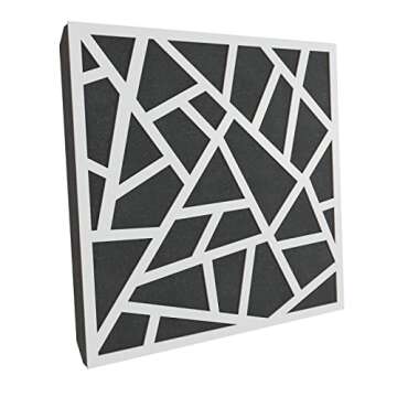 (2 Pack) — Sound Absorption-Diffuse Acoustic Panel «Skyross» | 19.7''x19.7''x2.1" | High Density...