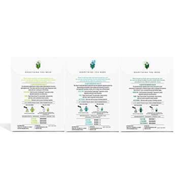 Pique Tea Organic Green Tea Crystals Sampler - Immune Support, Gut Health, Fasting - 42 Single Serve...