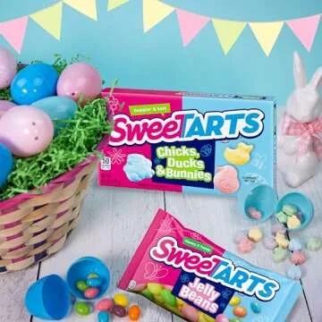 SweeTARTS Jelly Beans, Springtime Easter Candy, 14 oz