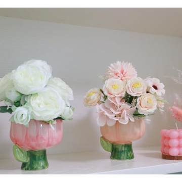 Versatile JSPYFITS Ceramic Table Vase for Home Decor